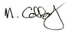 Mike Colledge Signature