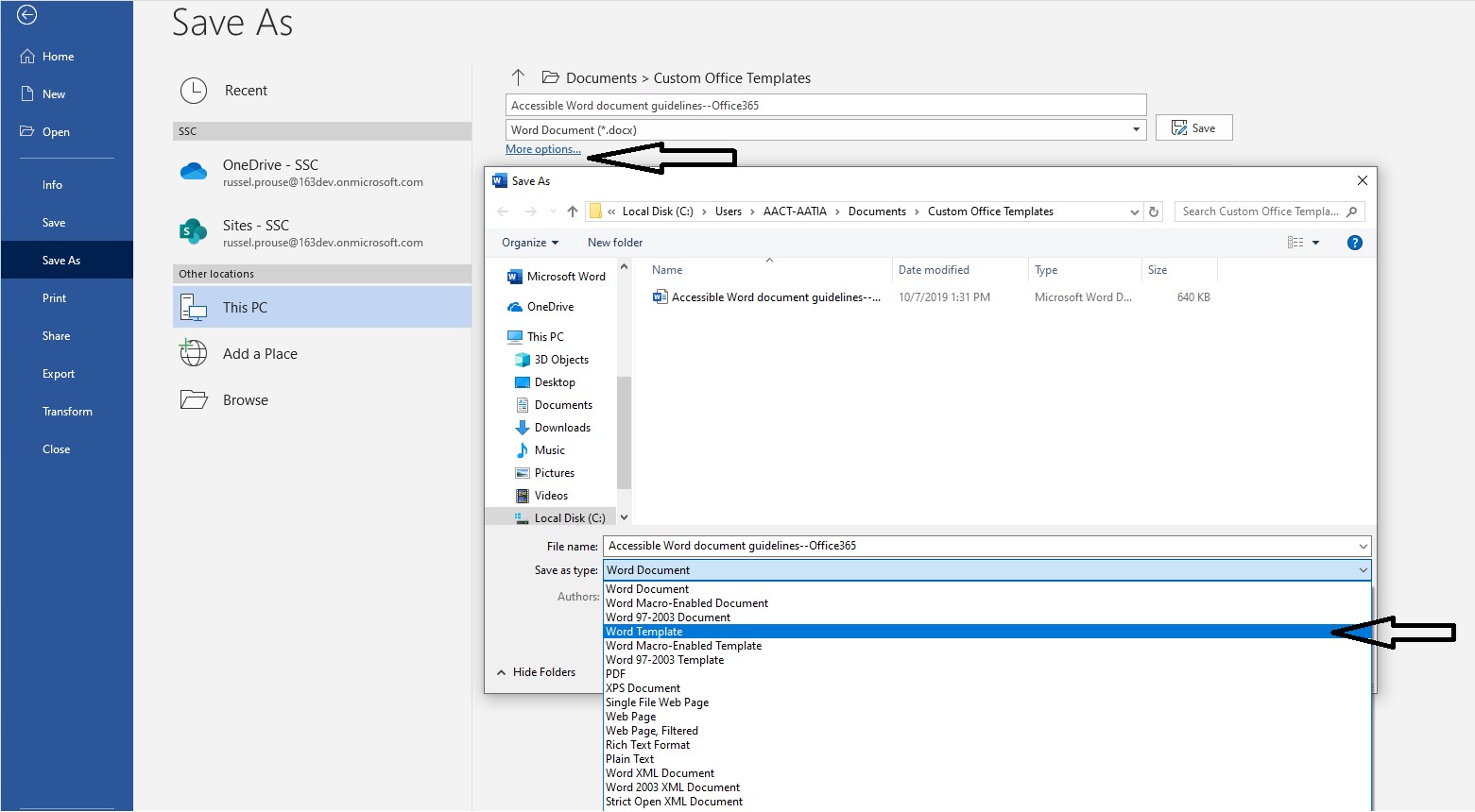 Accessible Word documents Accessible document guides Office 365